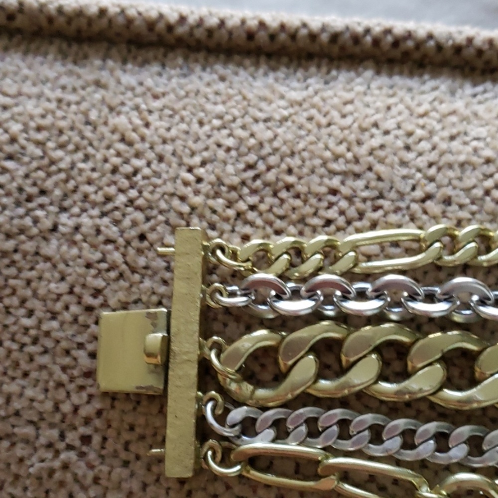 SILPADA Bracelet with silver and gold chains ne - Picture 4 of 4